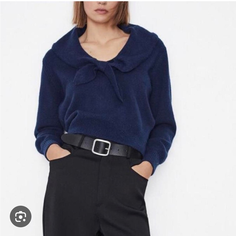 Zara Deep Blue Women's Sweater